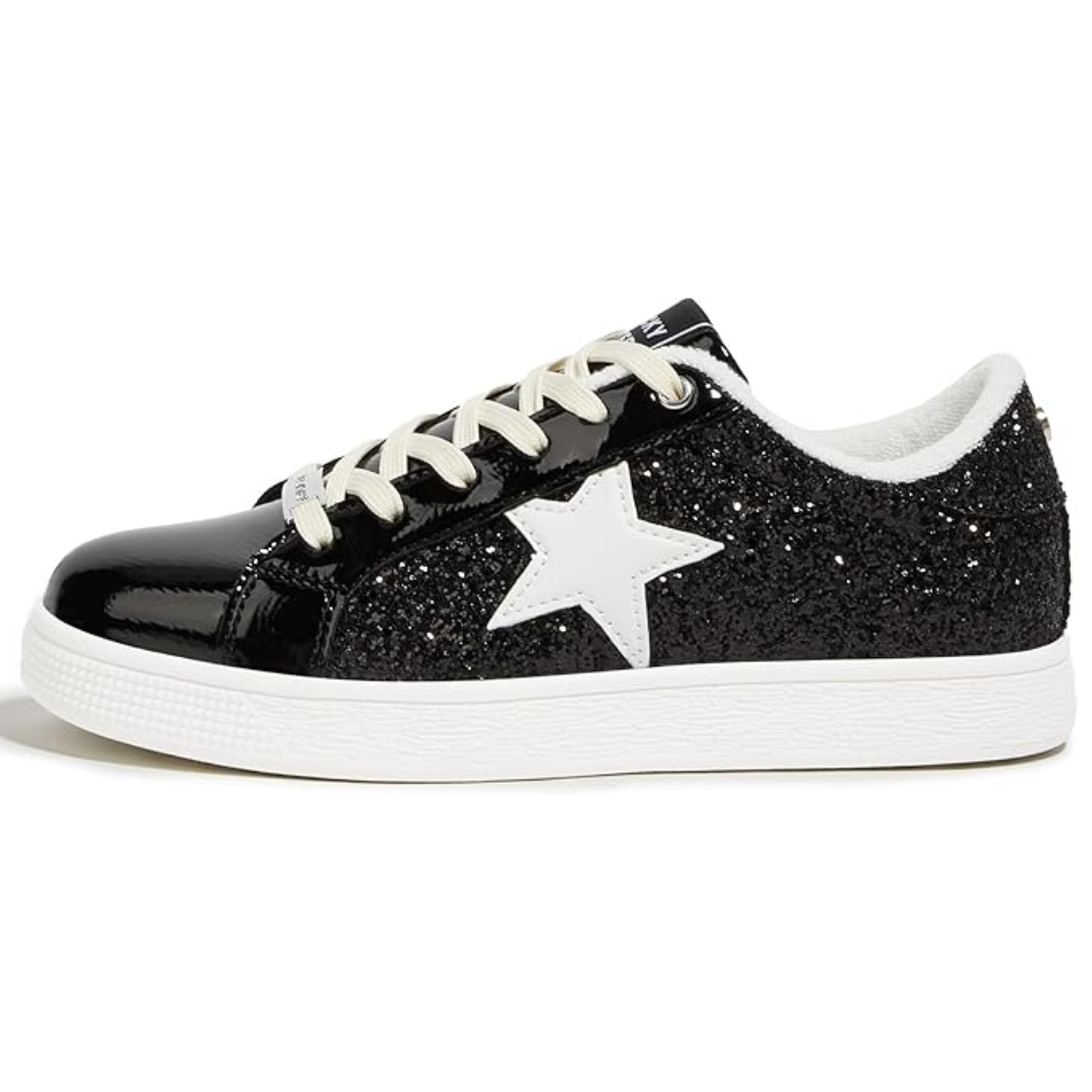 Funkelnde Stern-Glitter-Sneakers - Zoey