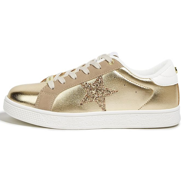 Funkelnde Stern-Glitter-Sneakers - Zoey