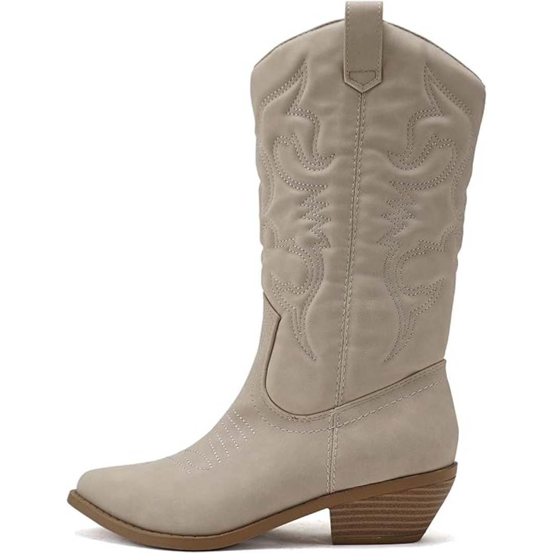 Stilvolle Western Stiefeletten mit Spitze – Gracia