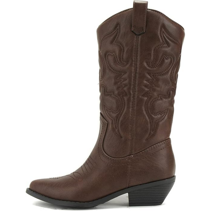 Stilvolle Western Stiefeletten mit Spitze – Gracia