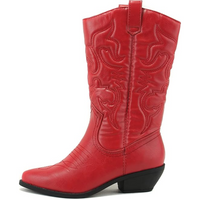 Stilvolle Western Stiefeletten mit Spitze – Gracia