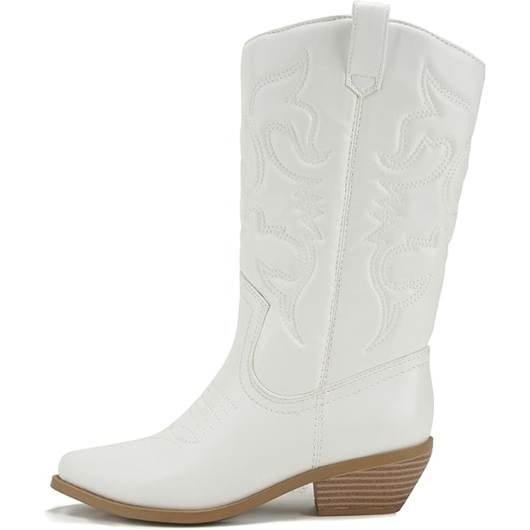 Stilvolle Western Stiefeletten mit Spitze – Gracia