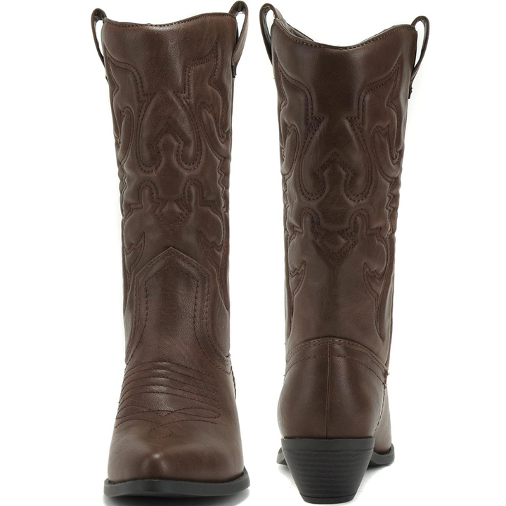 Stilvolle Western Stiefeletten mit Spitze – Gracia