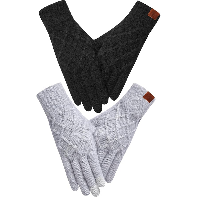 Thermische Strick-Touchscreen-Winterhandschuhe – ArcticTap