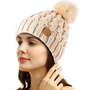 Bequeme Winter-Pompon-Beanie – Yvonne