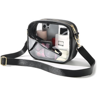 Kompakte Transparente Crossbody-Tasche – VisiBag