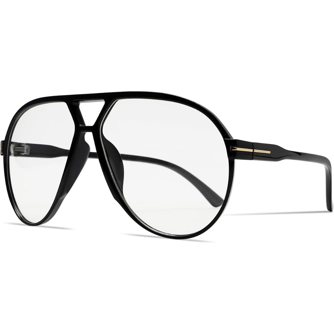 Retro Oversized Aviator Sonnenbrille - Amara