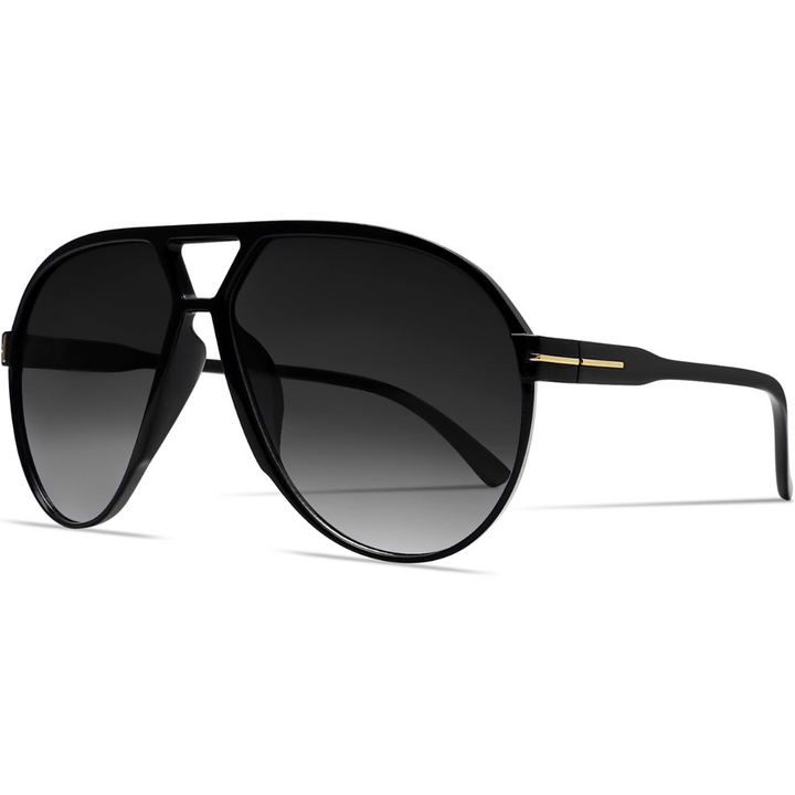 Retro Oversized Aviator Sonnenbrille - Amara