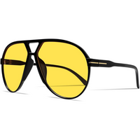 Retro Oversized Aviator Sonnenbrille - Amara