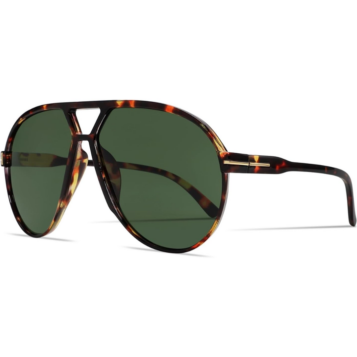 Retro Oversized Aviator Sonnenbrille - Amara