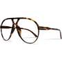 Retro Oversized Aviator Sonnenbrille - Amara