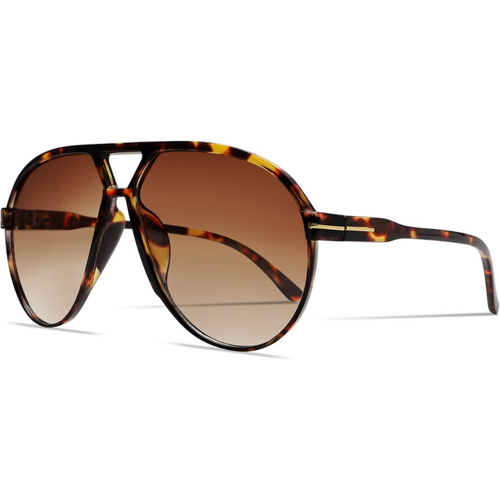 Retro Oversized Aviator Sonnenbrille - Amara