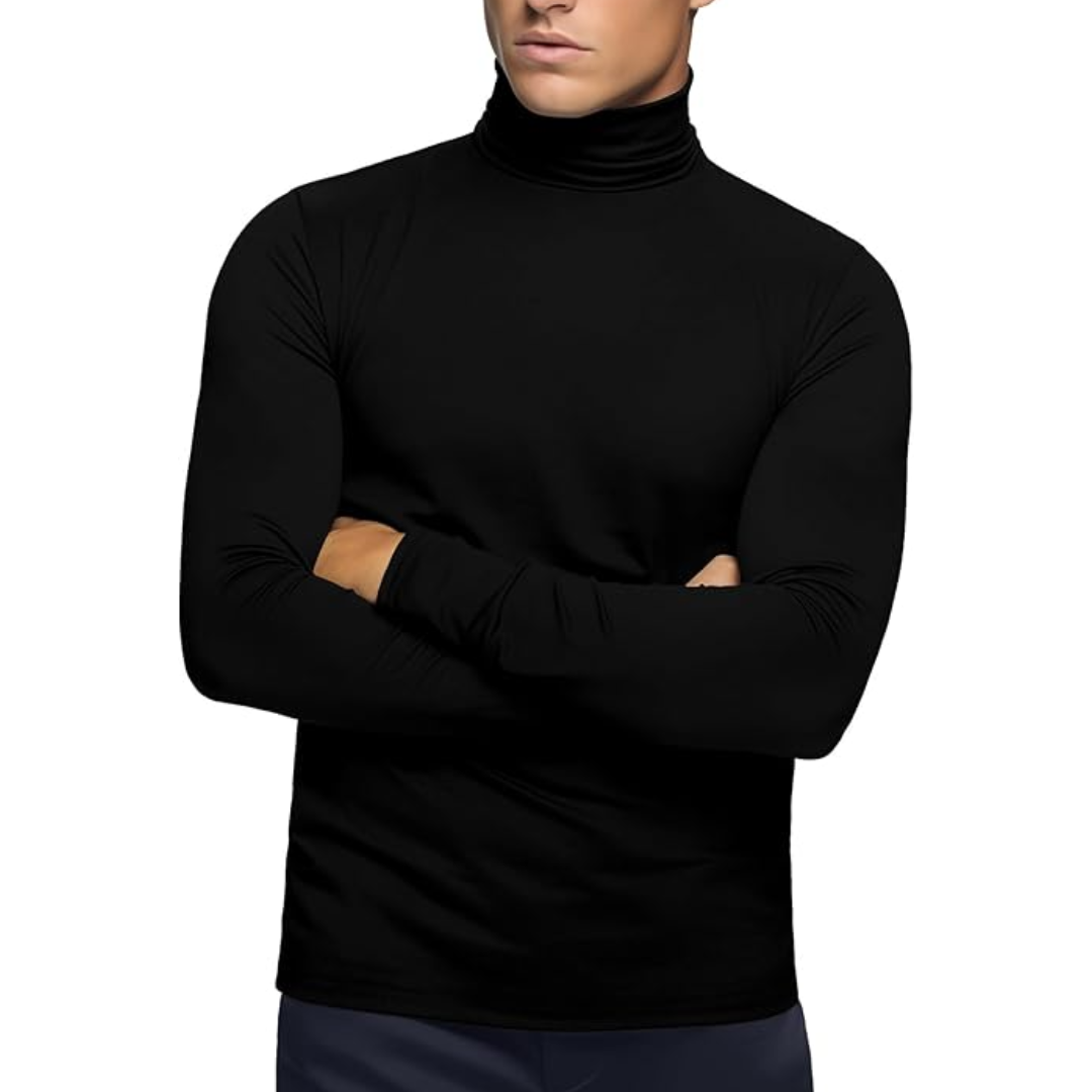 Weicher Thermischer Herren Rollkragen-Baselayer – Lucas