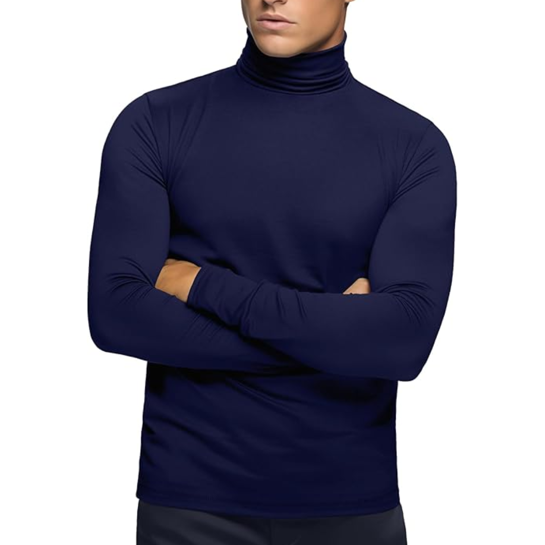 Weicher Thermischer Herren Rollkragen-Baselayer – Lucas