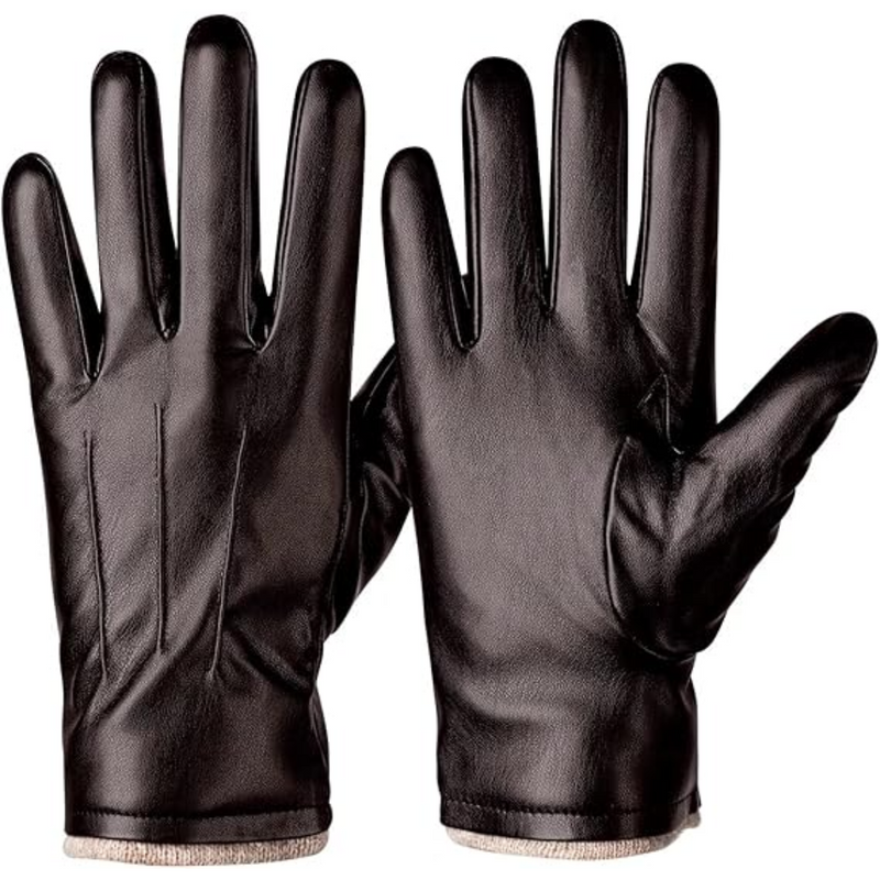 Winter Leder-Touchscreen-Handschuhe – TouchLuxe