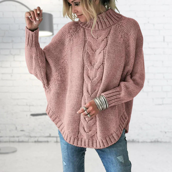 Lange Grob Strickpullover für Damen - Elise