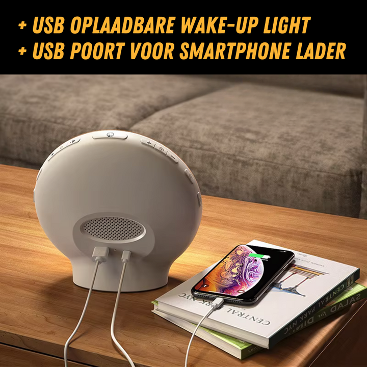 Natürliche Radiowecker mit Wake-up Light - GlowRise