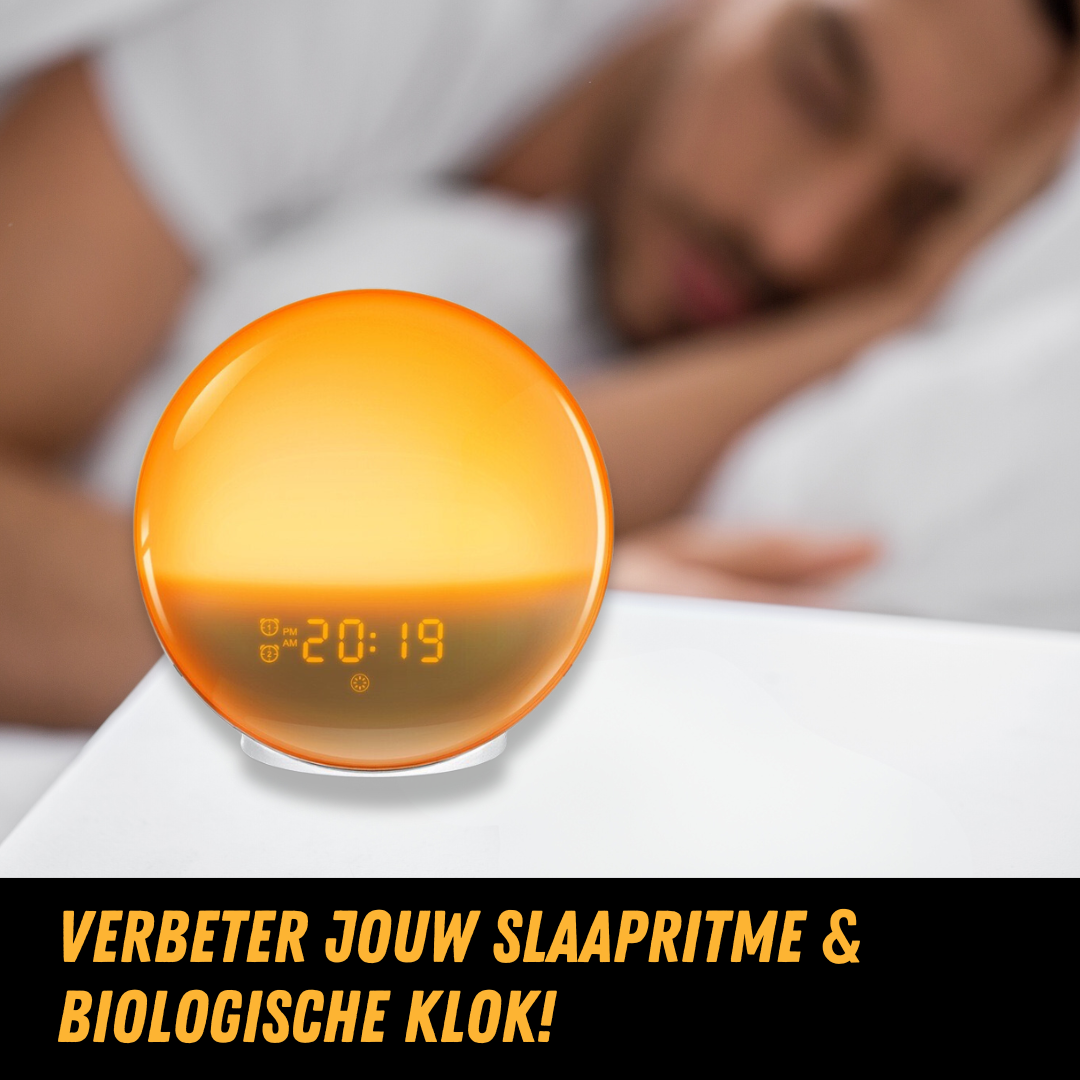 Natürliche Radiowecker mit Wake-up Light - GlowRise