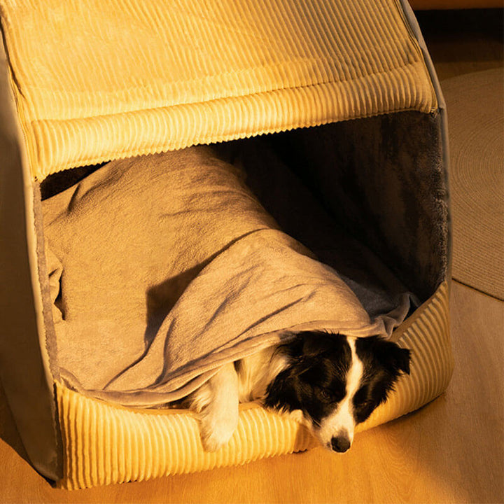 Bequemer Hundezeltbett - CozyCave