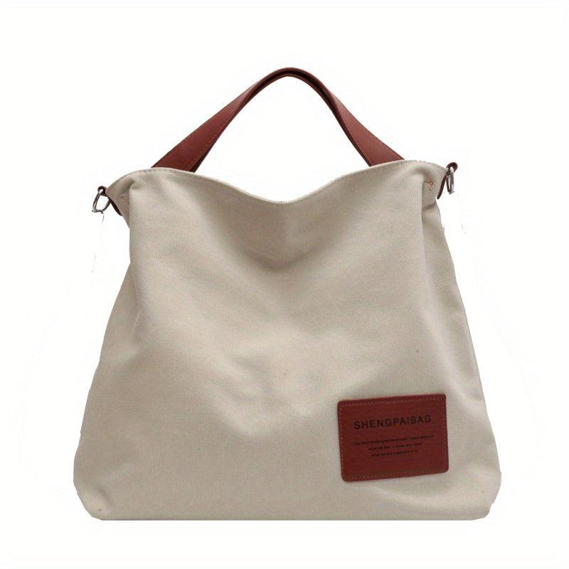 Stilvolle Canvas-Schultertasche – Sienna