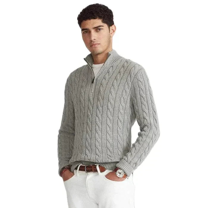 Bequemer Herren Half-Zip Pullover - Vincent