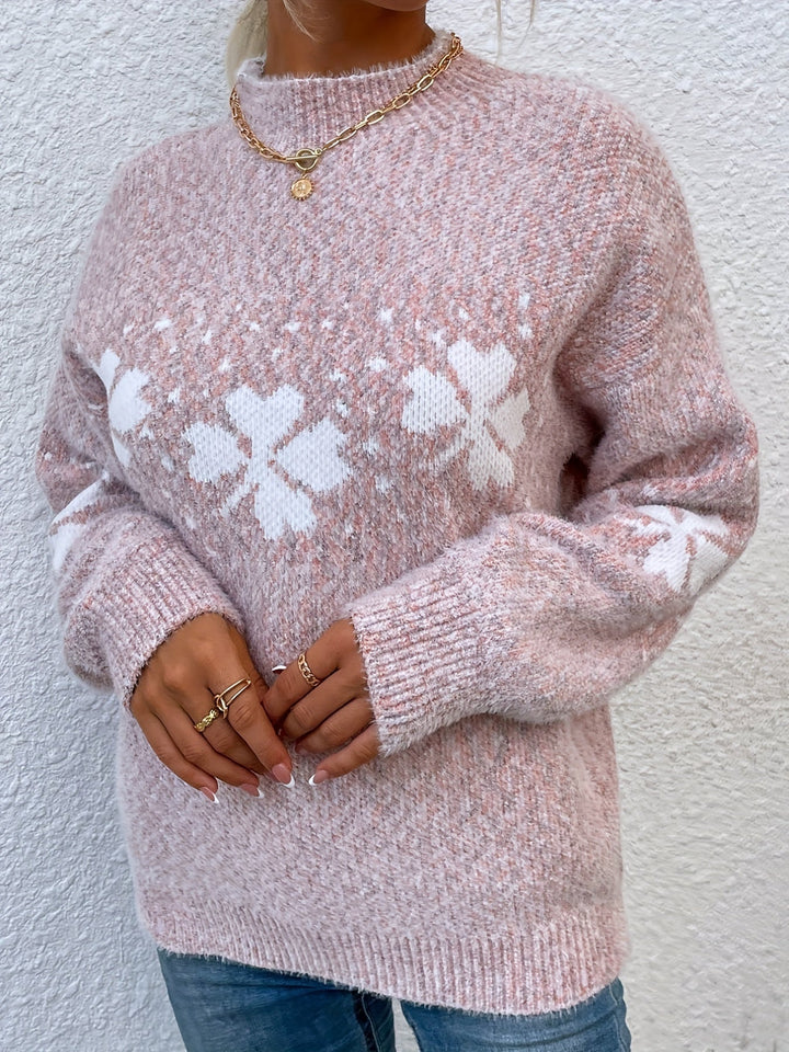 Pullover mit Vierblättrigem Kleemuster - Maeve