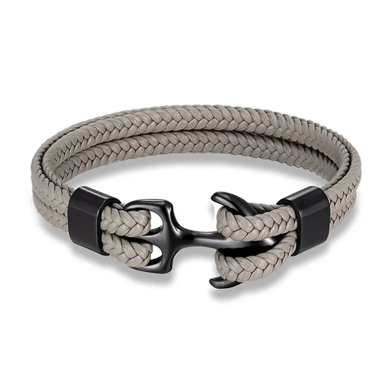 Marine Anker-Lederarmband