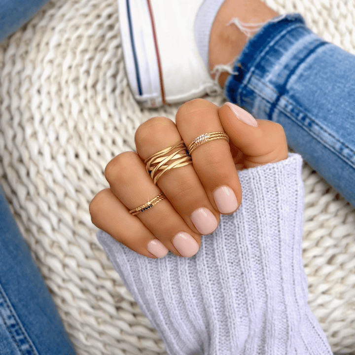 Stilvoller Verzweigter Ring – Nora