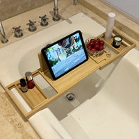 Luxus Bambus-Badewannenablage – ZenBath