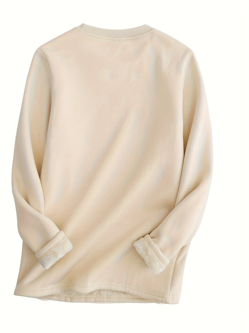 Bequemes Fleece-Sweatshirt - Liona