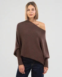 Asymmetrischer Oversized Damenpullover – Sophia