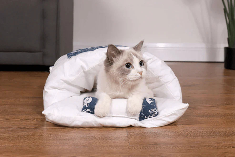 Gemütlicher Katzenschlafsack – SnugKitty