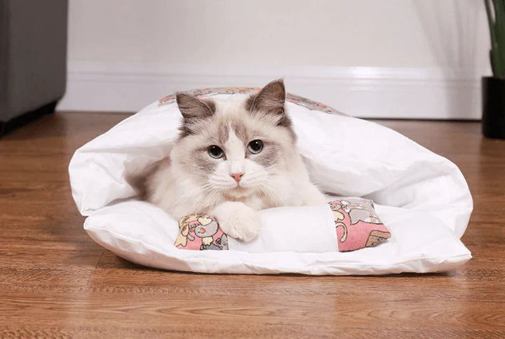 Gemütlicher Katzenschlafsack – SnugKitty