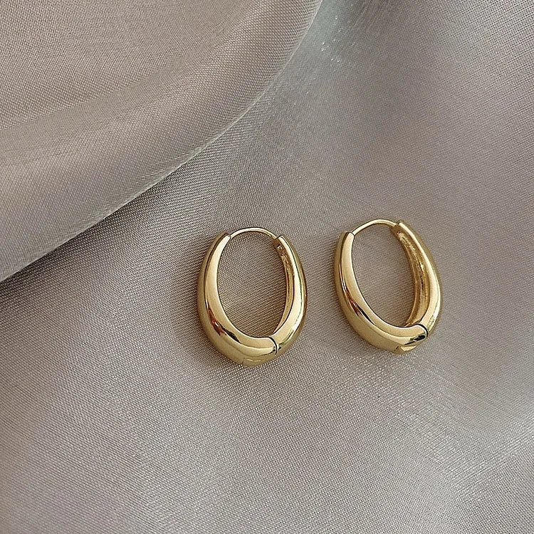 Goldene Hoops Ohrringe – Elisa