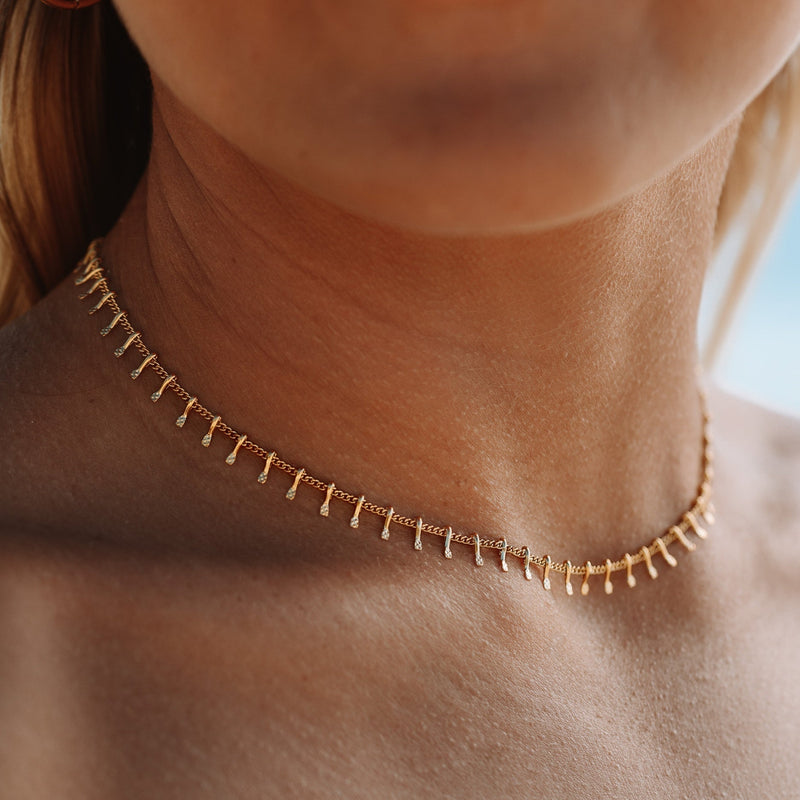 Minimalistischer Damen-Choker – Antigua