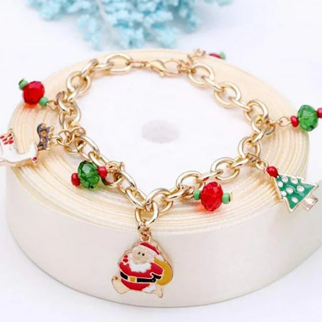 Weihnachtsschmuck-Charme-Armband