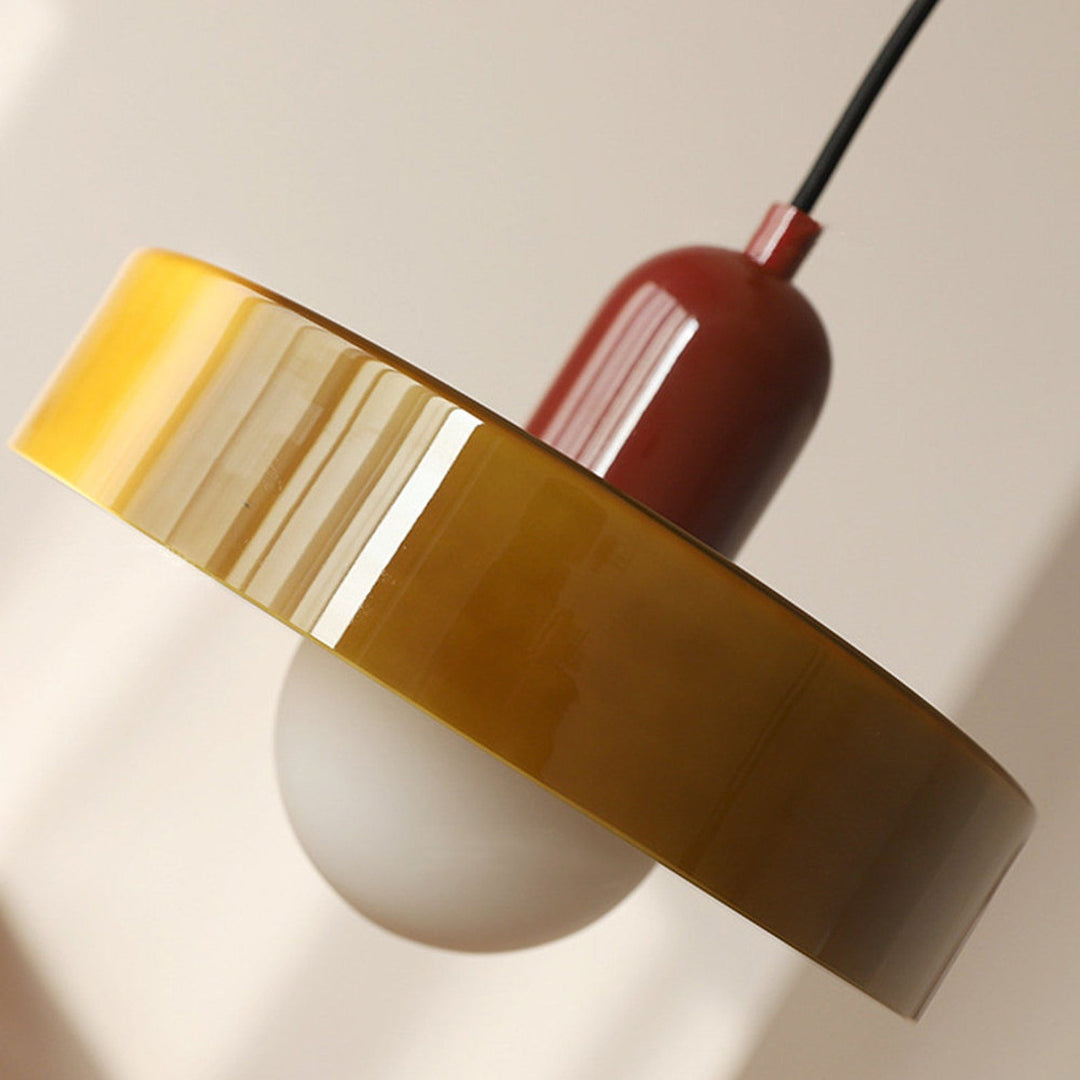 Kleurrijke Hanglamp in Bauhaus-stijl - StiloGlas