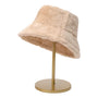 Warme Herfst Bucket Hat van Konijnenbont voor Dames - Lorna