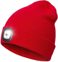 Warme LED-Beanie-Mütze mit Licht - Robin