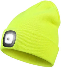 Warme LED-Beanie-Mütze mit Licht - Robin