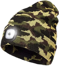 Warme LED-Beanie-Mütze mit Licht - Robin