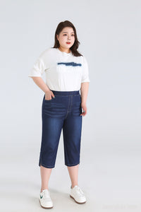 Sommer High-Waisted Shorts in Plus Size