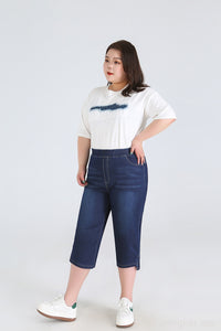 Sommer High-Waisted Shorts in Plus Size