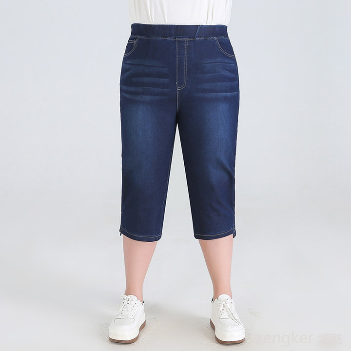 Sommer High-Waisted Shorts in Plus Size