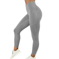 Yoga-Leggings mit hoher Taille und Tasche in Plus Size