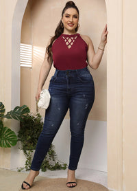 Plus Size Sommerbrise Plus Size Haltertop