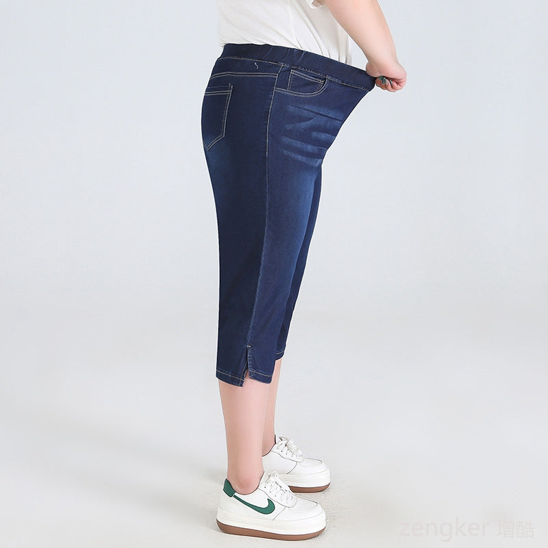 Sommer High-Waisted Shorts in Plus Size