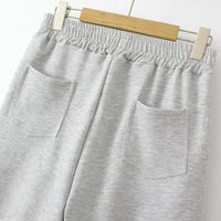 Shorts mit Kordelzug in der Taille in Übergröße