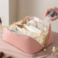 Make-up Organizer mit Reißverschluss – Luxus Kosmetiktasche für Reisen