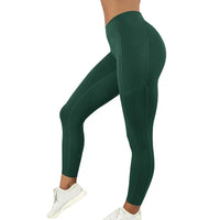 Yoga-Leggings mit hoher Taille und Tasche in Plus Size